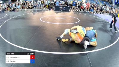 126 lbs Cons 8 #1 - Jace Hedeman, IA vs Theodore Flores, IL