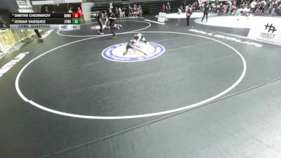 88 lbs Cons. Quarters - Josiah Vasquez, Elite Force Wrestling Club vs Dmitrii Chernikov, Savage House Wrestling Club
