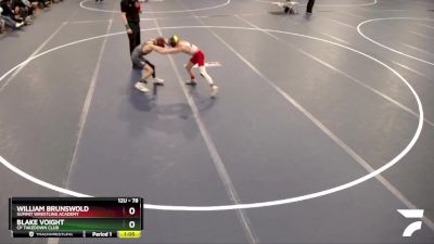 78 lbs Cons. Round 4 - William Brunswold, Summit Wrestling Academy vs Blake Voight, CP Takedown Club