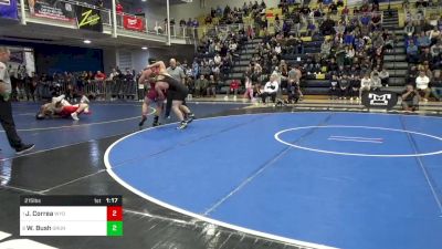 215 lbs Semifinal - Jude Correa, Wyoming Seminary vs Wyatt Bush, Grundy-VA