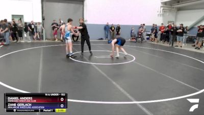 152 lbs X Bracket - Zane Gerlach, Avalanche Wrestling Association vs Daniel Anders, Fairbanks Wrestling Club