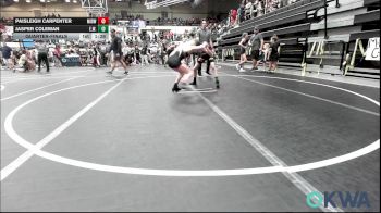86-92 lbs Quarterfinal - Paisleigh Carpenter, Midwest City Bombers Youth Wrestling Club vs Jasper Coleman, Elgin Wrestling