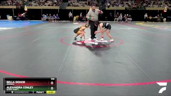 100 lbs Round 2 - Alexandra Conley, Queen Anne`s vs Bella Signor, Oakdale