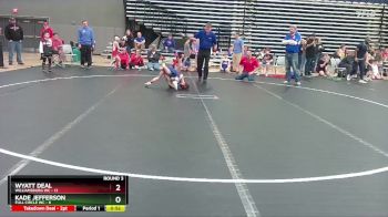 44 lbs Round 3 (4 Team) - Wyatt Deal, Williamsburg WC vs Kade Jefferson, Full Circle WC