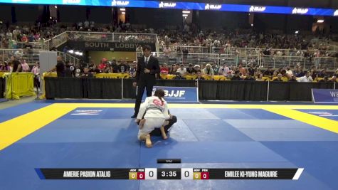 Emilee Ki-Yung Maguire vs Amerie Pasion Atalig 2025 Pan Kids Jiu-Jitsu IBJJF Championship