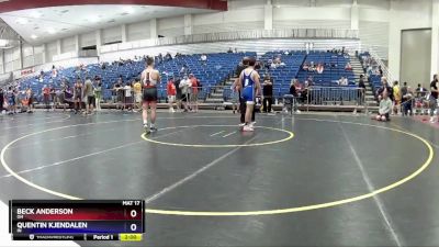 132 lbs Cons. Round 2 - Beck Anderson, OH vs Quentin Kjendalen, IN