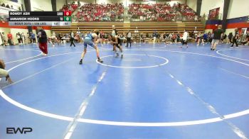 106 lbs Consi Of 4 - Rowdy Ash, Sand Springs JH (SS) vs Jamarion Hooks, Tulsa Union