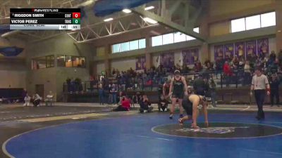 215 lbs Cons. Semi - Riggdon Smith, Central vs Victor Perez, Thunder Basin High School