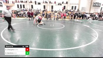 285 lbs Round Of 16 - Sergei Zhargalov, Sharon vs Brady Benfeito, Bristol County/Dighton Rehoboth