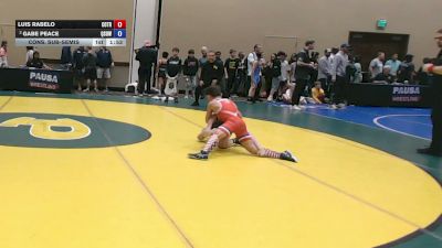 88 lbs Cons. Sub-semis - Luis Rabelo, Cordoba Trained vs Gabe Peace, Quest School Of Wrestling