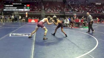 3A-126 lbs Cons. Round 4 - Aiden Kirk, Prairie, Cedar Rapids vs Josh Bergkamp, Dowling Catholic
