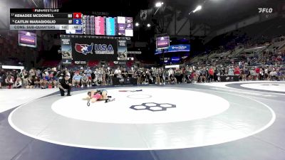 125 lbs Cons. Sub-quarters - Kenadee McDowell, MO vs Caitlin Maragioglio, NY