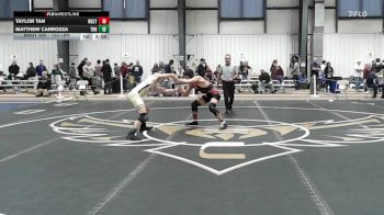 133 lbs Consi Of 8 #2 - Taylor Tan, Wesleyan vs Matthew Carrozza, Trinity
