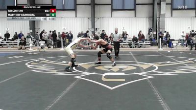 133 lbs Consi Of 8 #2 - Taylor Tan, Wesleyan vs Matthew Carrozza, Trinity