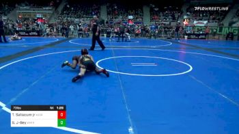 73 lbs Semifinal - Ty Satiacum Jr, Team Aggression vs Shiloh Jackson-Bey, Whitted Trained