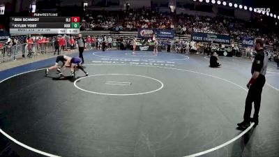 D 3 106 lbs Semifinal - Kyler Yost, Rosepine vs Ben Schmidt, De La Salle