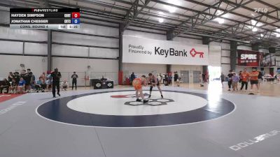125 kg Cons. Round 4 - Hayden Simpson, Cowboy RTC vs Jonathan Chesser, Charleston Regional Training Center