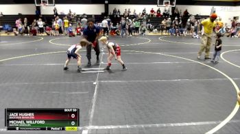 55 lbs Cons. Semi - Michael Willford, Gaston Grizzlies vs Jace Hughes, Backyard Brawlers