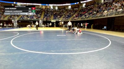 155 lbs Round Of 32 - Jahki Burget, Williamsport vs Jonmark Harbaugh, Chestnut Ridge