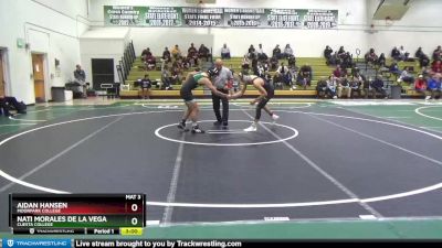 149 lbs Champ. Round 1 - Aidan Hansen, Moorpark College vs Nati Morales De La Vega, Cuesta College