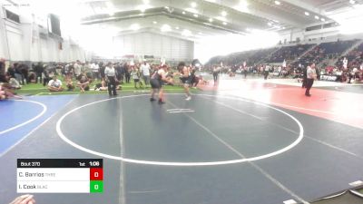 285 lbs Semifinal - Christian Barrios, Threshold WC vs Isaiah Cook, BlackCat WC