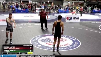 65 lbs Quarterfinal - Aaron Lopez, Arreola Wrestling Club (AWC) vs Fabian Garcia, California