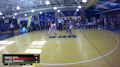 126 lbs Round 1 (8 Team) - Timothy Boda, Alpha Dogs vs Michael Rodriguez, OutKast WC