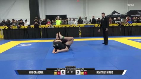 Demetrius M Ruiz vs Vlad Dragomir 2026 Pan IBJJF Jiu-Jitsu No-Gi Championship