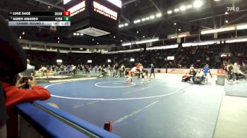 190 lbs Champ. Round 3 - James Amadeo, Franklin Pierce vs Luke Sage, Snohomish