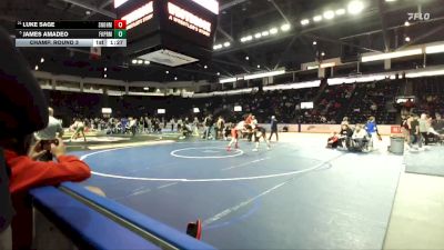 190 lbs Champ. Round 3 - James Amadeo, Franklin Pierce vs Luke Sage, Snohomish