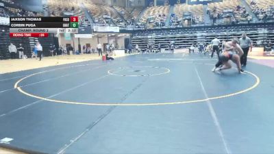 285 lbs Champ. Round 2 - Corbin Puga, Unattached vs Jaxson Thomas, Fort Hays State