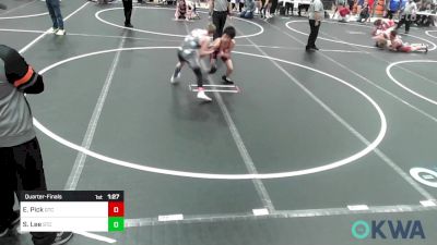 105 lbs Quarterfinal - Ethan Pick, Grove Takedown Club vs Skylar Lee, Sallisaw Takedown Club