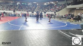101 lbs Quarterfinal - Jaegar RomanNose, Mustang Middle School vs Sam Nelson, Oklahoma Christian School