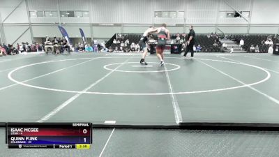 215 lbs Semis & 1st Wrestleback (8 Team) - Isaac McGee, Utah vs Quinn Funk, Colorado