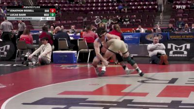 139 lbs First Round - Jonathon Bissell, Sharpsville vs Lucas Barr, McGuffey