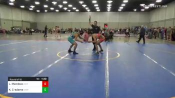 145 lbs Round Of 16 - Luis Mendoza, Ascend Wrestling Academy vs Kaihikapukalaimoku Cobb-adams, Grapplers Hi