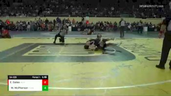 5A-120 lbs Champ. Round 1 - Mason McPherson, Shawnee vs Ezra Gates, Grove