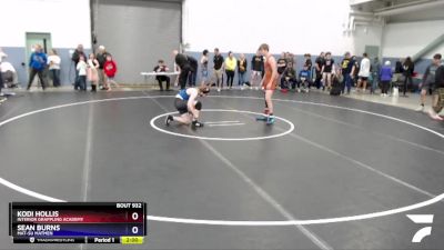 145 lbs Round 2 - Kodi Hollis, Interior Grappling Academy vs Sean Burns, Mat-Su Matmen