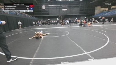 138 lbs Quarterfinal - Reagan Knapp, OSU Cowgirl Wrestling Club vs Avery Mohr, Bellevue
