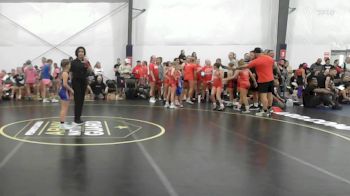 35 lbs Rr Rnd 1 - Lila Carson, Badger Girls Elite - W vs Leeah Stephen, Valkyrie Girls WC - W