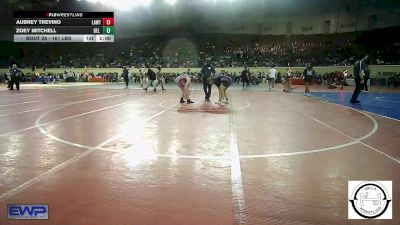 161 lbs Consi Of 16 #2 - Zoey Mitchell, Del City JH vs Aubrey Trevino, Lawton IKE