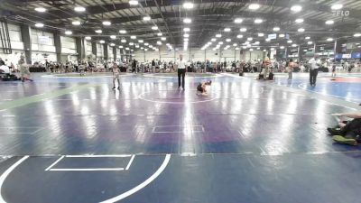 56 lbs Round Of 32 - Wyatt Wolf, Indiana Outlaws Red - EL vs Leo Alojado, Iron Horse - EL