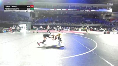 106 lbs 7th Place Match - Grant Dixon, Oakdale vs Cameron Caito, Gregori
