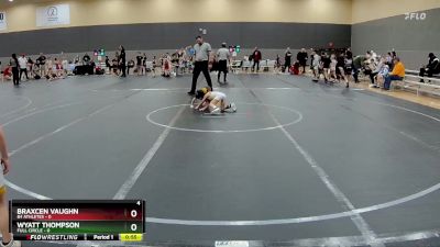 40 lbs Round 1 (10 Team) - Braxcen Vaughn, 84 Athletes vs Wyatt Thompson, Full Circle