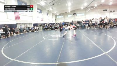 120 lbs Round Robin 1 - Kyran Jochim, Indiana Outlaws White - HS vs Ashton King, Patriot USA Wrestling Club - HS