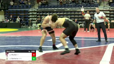 285 lbs Semifinal - Jimmy Mullen, Virginia Tech vs Jacob Sartorio, Appalachian State