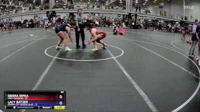 185 lbs Round 7 (8 Team) - Sierra Ripka, Lady Assassins vs Lacy Batzer, Crown City Queens Blue