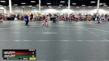 72 lbs Round 6 (8 Team) - Liam Hinton, Rebellion vs Colin Logue, Kraken White