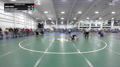 111 lbs Round Of 16 - Josie Page, Silverback WC vs Olivia Collopy, Kingswood