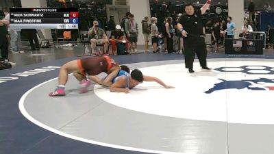71 kg Cons. Rd Of 16 - Nick Schwartz, New Jersey vs Max Firestine, Knights Wrestling Club